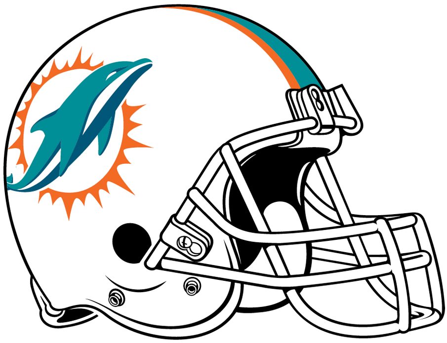 Miami Dolphins 2018-Pres Helmet Logo iron on paper